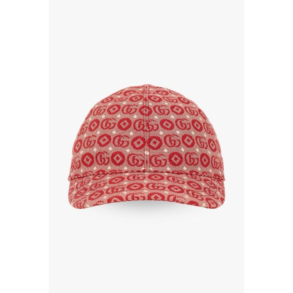 NWT GUCCI Baseball Cap Hat Kids Girls Red Sz M GG